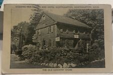 RPPC Postcard used 1939 Northampton Mass MA Wiggins Tavern Hotel Country Store picture