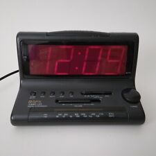 GPX Radio Alarm Clock Model: D518-Jumbo Red LED Dimmer-Black-Tested/Works picture