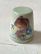 Vintage Collectible 1987 ANRI Italy Wood Thimble picture