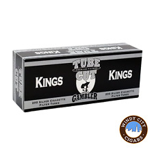 Tube Cut Silver King Cigarette 200ct Tubes - 10 Boxes picture