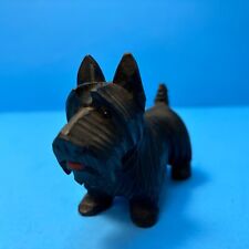 Vintage Anri Hand Carved Scotty Dog w/Label ~ Germany picture
