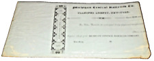 1846 MICHIGAN CENTRAL NYC UNUSED STOCK TRANSFER FORM picture