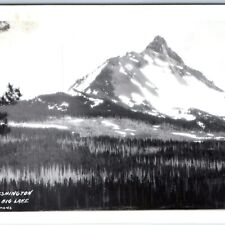 c1940s Mt. Washington from Big Lake RPPC Birds Eye Symons Real Photo A130 picture