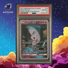 Pokemon Card Mewtwo GX 78/73 PSA 10 Sun & Moon Bright Legends French picture