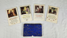 Antique 1929 Singer Sewing Library Complete Set Of 4 Books In Original Holder picture