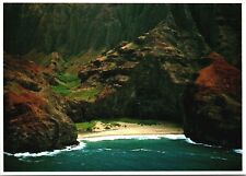 A Secluded Beach Napili Coast Hawaii Kauai Postcard  picture