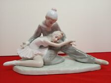 Ballerina and Clown Dancer Porcelain Figurine Meico Inc. 