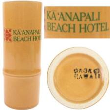 HAWAII TIKI GLASS TALL BAMBOO BARWARE KA'ANAPALI BEACH HOTEL BAR TROPICAL DRINK picture