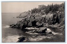 c1910's Shore View Near Raven Cliffs Maine ME RPPC Photo Antique Postcard picture