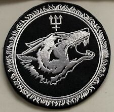 Watain Black Metal Militia To The Death Wolves Satan Trident Embroidered Patch  picture