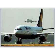 Lufthansa Airbus A310-200 Aviation Continental Aircraft Airline Issue Postcard picture