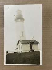 Postcard RPPC Newport OR Oregon Yaquina Head Light Lighthouse Vintage Real Photo picture
