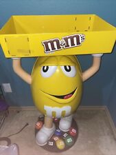 Yellow M&M w/ Tray Chocolate Store Candy Display Character picture