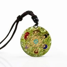 Orgone Pendant Tree Of Life Energy Orgonite Necklace olivine Crystal Healing picture