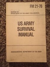 FM21-76 SURVIVAL US Army Field Training Manual Outdoor Survivalist picture