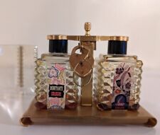 Vintage Debutante Cologne + Juno Perfume With Heart Lock Box Closure picture