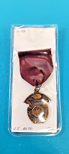 Pre WWII U.S. Army ROTC State Champions Medal Insignia Pin Ribbon c. 1935 picture