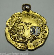 1903 COLUMBIA GRAMMAR SCHOOL Ornate Medallion CGS AA STOLL NEW YORK picture