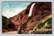 Ogden Canyon UT-Utah, Waterfalls, Scenic View, Antique, Vintage c1912 Postcard picture