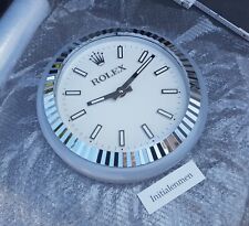 ROLEX wallclock 100% ORIGINAL dealer display clock VERY RARE 19 inch INDUCTA picture