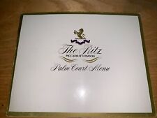 The Ritz Piccadilly London 1984 Menu Mint Dated In Corner 1/84 New Year’s Day picture