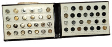 Book of Buttons in Leather Salesman Sample Book- arts and crafts  collectors picture