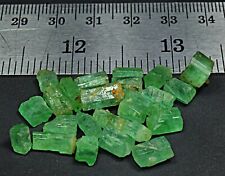 34 Carat Green Emerald Crystals Lot  From Panjsher Afghanistan picture