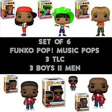 Funko Pop ROCKS • TLC set of (3) • Boys II Men set of (3) • 80's • RnB • HipHop picture