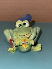 Retired Vintage Holland 1994 Sprogz Frog Figurine SG023 Battery Jumper Fun picture
