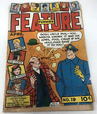 1939 Feature Funnies #19 Comic 10¢ picture