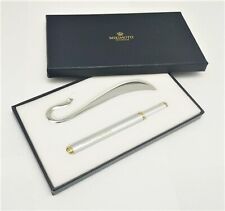 MIKIMOTO International Limited Pearl Ballpoint Pen Bookmark Set In Box New picture