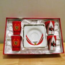 Ferrari Branded F1 World Champions Espresso Demitasse and Saucer Set of 4 picture