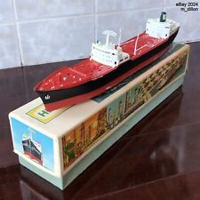 Vintage 1966 Hess Voyager Tanker Ship Toy Truck in Original Box - 1 Light Works picture