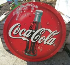  Vintage Coca Cola large Double Sided Sign Advertisement   picture