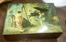 Vintage Kellerman wooden Musical Jewelry Box picture