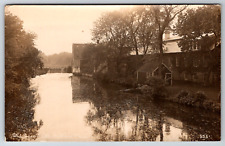 RPPC Old Paper Mill Milton Massachusetts Postcard picture
