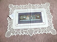 Beautiful Heritage Lace Doily Table Linen Org Tag 14x20 Spirit of Love NICE picture