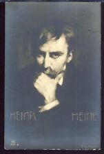RPPC VTG Real Photo Postcard, Heinrich Heinr Heine, Antique 1907 picture