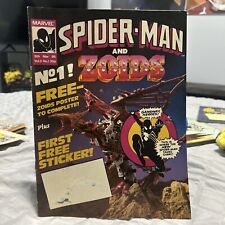 Spider-Man and Zoids Comic Vol 2 #1 Marvel March 1986 No.1  with Free Poster picture