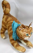 Vtg Cut Sew Sewing Panel Plush Kitty Cat Soft Sculpture 3D Plush Cranston Print picture