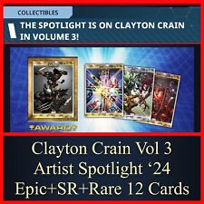 CLAYTON CRAIN VOL 3 ARTIST SPOTLIGHT 24 EPIC+SR+R SET OF 12-TOPPS MARVEL COLLECT picture