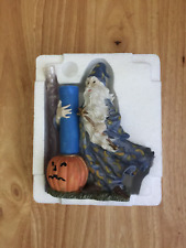 Handcrafted Cold-Cast Porcelain Candleholder With Candle THE WIZARD NIB picture