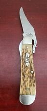 2005 COLLECTIBLE CASE XX U.S.A. 61953 L SS BONE HANDLE  KNIFE picture