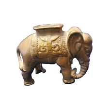 Antique AC Williams Cast Iron Elephant With Howdah Coin Still Bank picture