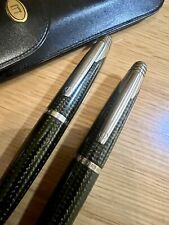 Dunhill AD2000  Fountain Pen And Ballpoint Pen Set. Fine nib made of 18Kw/gold picture