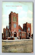 Hannibal MO-Missouri, First ME Church, Religion, Antique, Vintage Postcard picture
