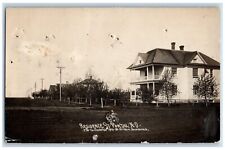 Portal North Dakota ND Postcard RPPC Photo Residence Street House Scene 1911 picture