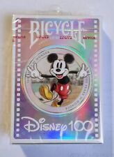 New Sealed Bicycle Playing Cards Disney 100 Years Anniversary Holographic Deck picture
