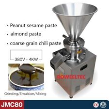 Colloid Mill Machine for Peanut/Almond/Soybean Butter Chocolate Emulsifier ax picture