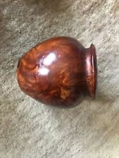 Very Neat Vintage Burr Wood wooden Jar 4-1/4